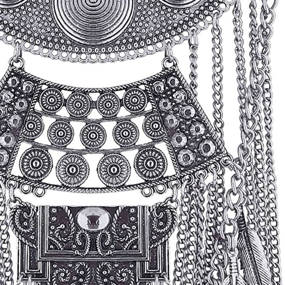 Free People ⭐️ Grand Silver Necklace! - Picture 6 of 6